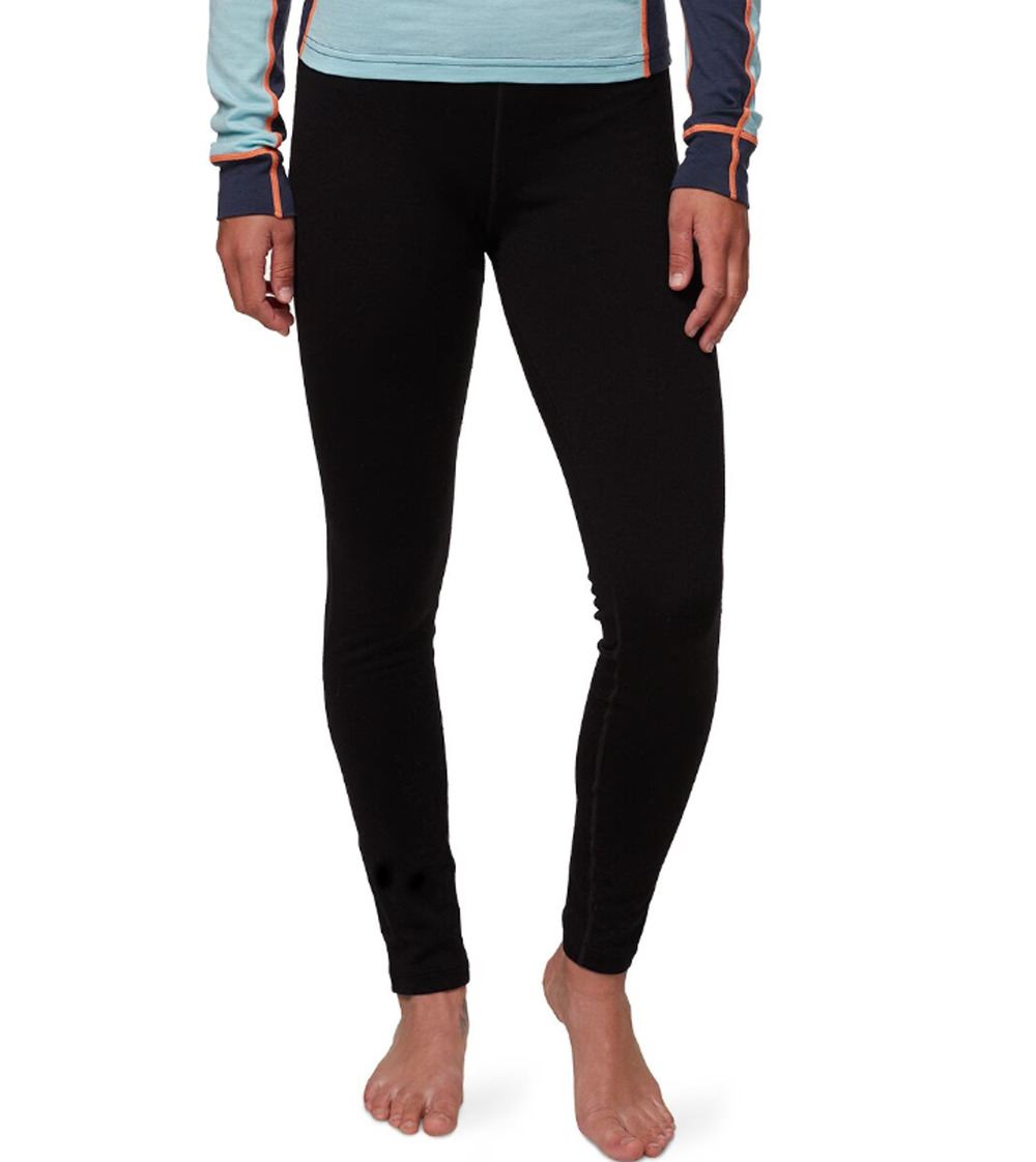 ICEBREAKER Women's Merino 260 Tech Thermal Leggings XS Black Base Layer NWT